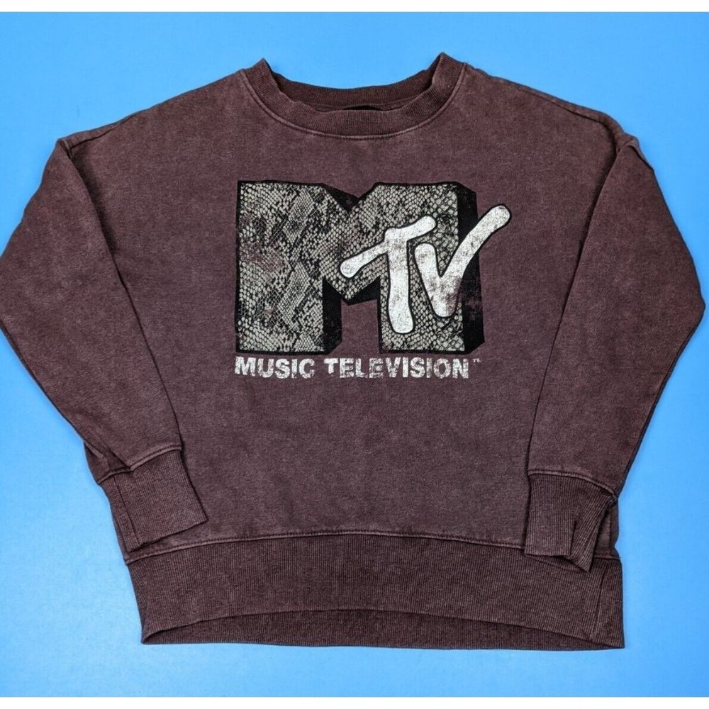 Rock And Republic Official MTV Sweatshirt Maroon Pullover Women's Size XS